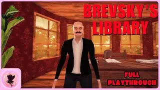 BREVSKY'S LIBRARY - Indie Horror Game - Full Playthrough - (No Commentary)