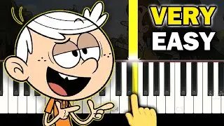Life Is Better Loud - The Loud House Movie - VERY EASY Piano tutorial
