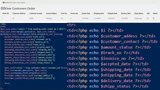 92. Create Track Customer Orders  Page Using PHP & MySQL
