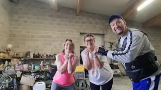coordon&eacute;e son corps pour la premi&egrave;re fois pas &eacute;vident  avec Elodie et st&eacute;phanie bravo