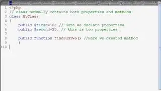 OOPS Concept in PHP Programming || Class and Objects