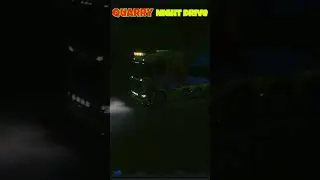 Night Drive in Quarry Road| Truckers of Europe 3 #shorts