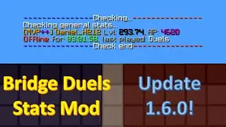 Bridge Duels Stats Mod 1.6.0 Release | Hypixel Bridge Duels