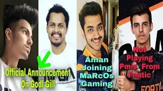 SoUl Aman JoIn MaRcOs GaMiNg | KrOnTon AnNoUnCeMeNt On GoDl GilL | RoNaK NoT PlAyInG PmiS | NeWs  67