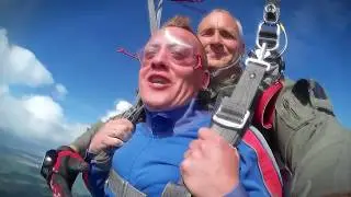 Мой первый прыжок с парашютом! Парашютный клуб 5 Океан. My first tandem parachute jump!
