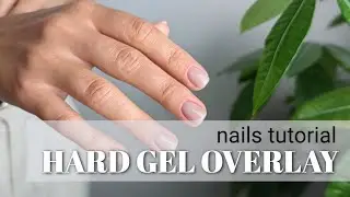 Hard gel overlay. Step by step nail tutorial. Dry manicure (E-File). Russian manicure by Prime Nails