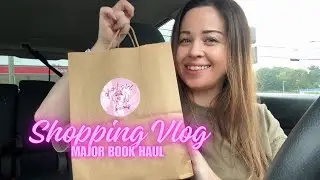 major book shopping haul (vlog style)