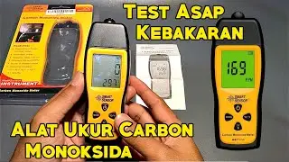 Carbon Monoxide Meter Portable Co Gas Leak Smartsensor AS8700A Review Indonesia