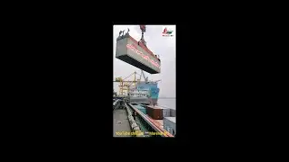 Container Loading and Unloading Process. Chittagong PORT AV by Saif Powertec.