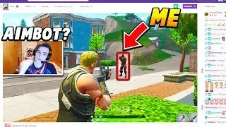 I accused TWITCH STREAMERS of AIMBOT after they killed me.. (Fortnite Battle Royale)