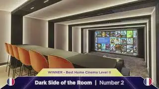 Best Home Cinema Level II -  CEDIA Awards 2021 - Dark Side of the Room