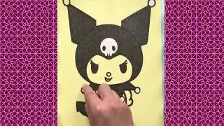 Colorful sand painting