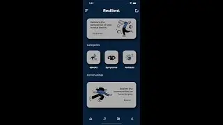 Mental Health App UI - 2 || Flutter UI || Home Screen 