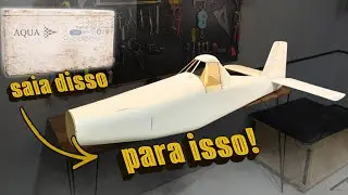 COMO CONSTRUIR UM AEROMODELO DE CAIXA DE PEIXE | COMO DESENHAR QUALQUER PLANTA E MODELAR A FUSELAGEM