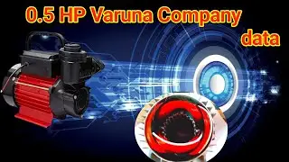 0.5 HP varun company motor winding data ll motor connection  ll 1 hp motor winding #varuna #motor