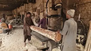 Amazing Woodworking Factory | Extreme Wood Cutting | Wood turning | Manufacturing Process