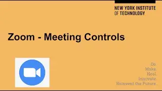 Zoom: An Introduction to the Meeting Toolbar