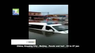 Capital of China is Attacked by Large Stones from the sky, Critical situation after hail storm