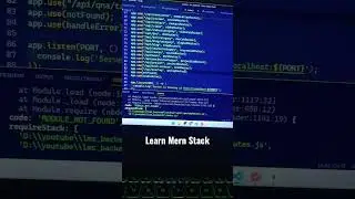 "Master the MERN Stack and Create Projects From Scratch!" #shorts #shortvideo #mernproject