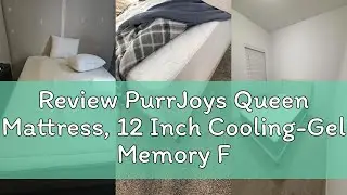 Review PurrJoys Queen Mattress, 12 Inch Cooling-Gel Memory Foam and Pocket Spring Hybrid Mattress, Q