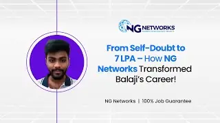 From Self-Doubt to 7 LPA &ndash; How NG Networks Transformed Balaji&rsquo;s Career! #jobplacement #highpackage