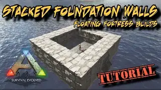 Stacked Foundation Walls - The most impenetrable raft in Ark Survival Evolved