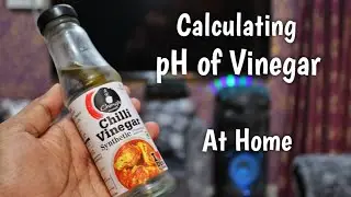 Calculating pH of Vinegar at Home | Chemistry Experiment - Class 11