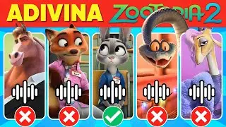 Adivina El Personaje De ZOOTOPIA 2 Por Su VOZ😀❤️Nick Wilde🦊Judy Hopps❤️Gary🐍Nibbles, Jefe Bogo❤️&zwj;🔥..