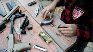 Airsoft KWA MP9R with custom threaded barrel from Danger Werx!!!!