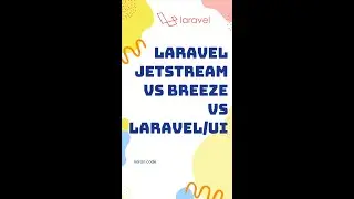 Laravel/UI vs Jetstream vs Breeze | #Shorts