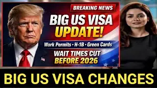 BREAKING: Massive U.S. Immigration Changes Before 2026 🇺🇸 | Faster Visas, Work Permits & Green Cards
