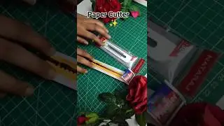 Large VS Small Paper Cutter 💗✨ #omyart #viral #shorts #art #cutter #paper #stuff #artist #color.
