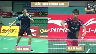 Tiến Minh (Vie) vs M.R.AL Fajri (Indo) | Giải Lining Vietnam 2024