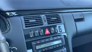 8k-mile 1999 Mercedes-Benz E55 AMG interior functions