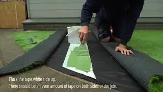 Artificial Grass DIY Guide - Gluing Seams