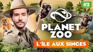 CRÉATION DE L'ÎLE AUX SINGES ! ► Planet Zoo #2
