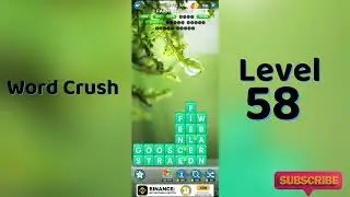 Word Crush Level 58 Answers | Fun Puzzle Game | Solution Guruji