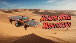 Solar-Powered Drone: Revolutionizing Remote Area Monitoring 🌍☀️