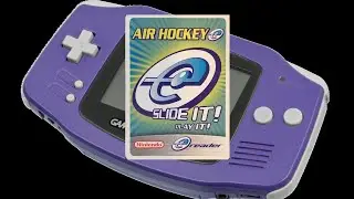 Nintendo e-Reader Minigames: Air Hockey-e Speedrun (GBA, 2002)