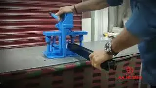 4 in One Hole punching machine for Domal / Algeria / 40 mm series casement aluminium windows