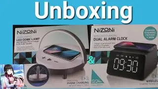 Unboxing Qi charging alarm clock & L A M P