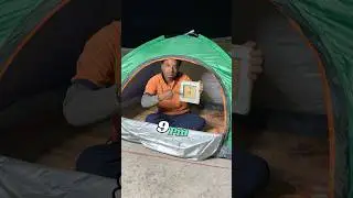 24 Hours living in tent ⛺️challenge !Bengali mini blog #shorts