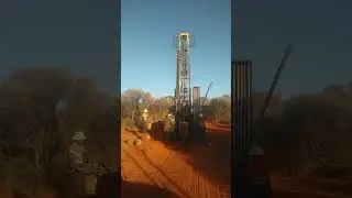 Aircore drilling for gold exploration in the Edjudina area, Eastern Goldfields, Western Australia.