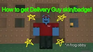 How to get Pizza delivery Guy Skin/badge!