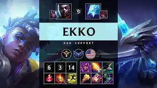 Ekko Support vs Anivia - NA Diamond Patch 25.08