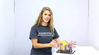 Mini-Football Helmet Display Case