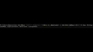 Create an AD User using PowerShell - Verify the date of creation