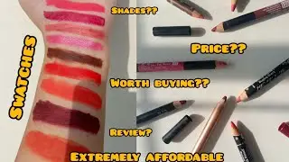 Affordable lipsticks and lip liner in Pakistan/  beautiful lip shade and lipstick