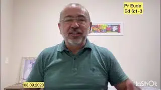 Devocional di&aacute;rio com Pr Eude Cabral Figueredo - Esdras 6:1-3 - 08.09.2023