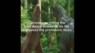 Carnotaurus danced so well, but then&hellip; 😭💔